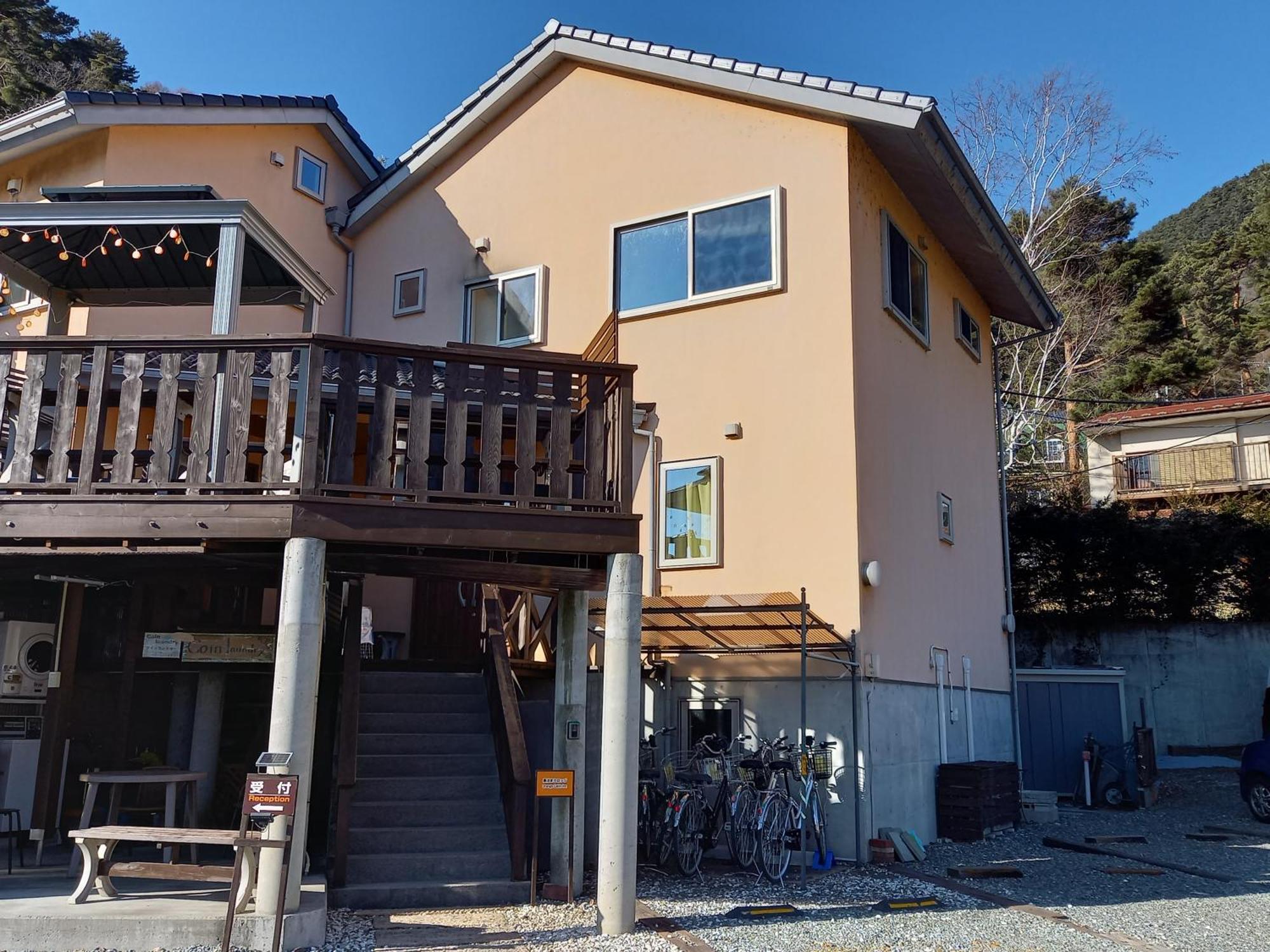 富士河口湖 橙色小屋旅馆酒店 外观 照片